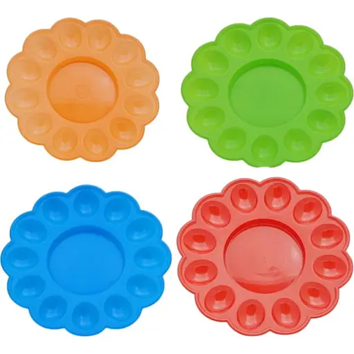 Пасхальне блюдо Time Eco декоративне 24.5 см в асортименті - фото 1