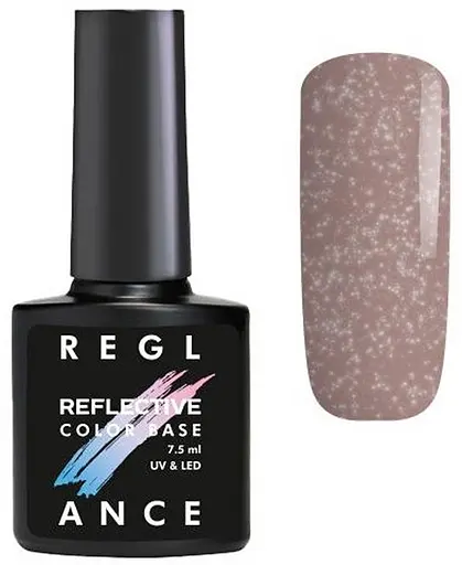 Світловідбиваюча (Reflective) база Reglance 104 "Pink Metallic", 7.5 мл