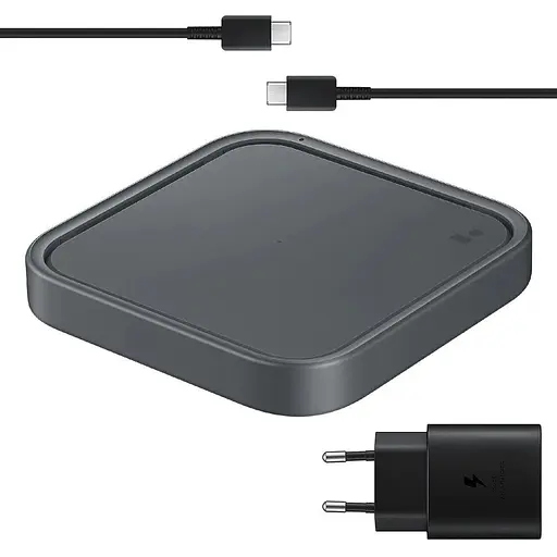 Бездротовий зарядний пристрій Samsung EP-P2400 Wireless Charger Pad with TA (EP-P2400TBR) - фото 1