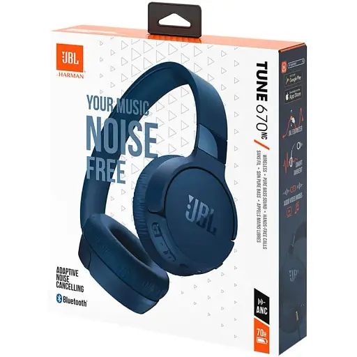 Bluetooth-гарнітура JBL Tune 670NC Blue (JBLT670NCBLU) - фото 7
