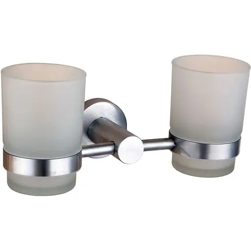 Склянка подвійна Globus Lux SS 8428 хром матовий - фото 1