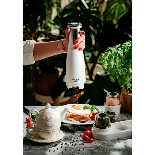 Измельчитель соли и перца Adler AD 4449 White [132597] - фото 11