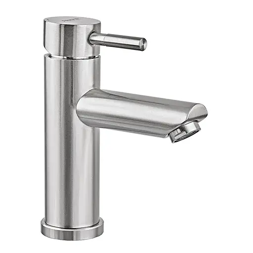 Змішувач для умивальника Armata SUS-001-A з коротким виливом нержавіюча сталь CH6474 Нержавіюча сталь - фото 1