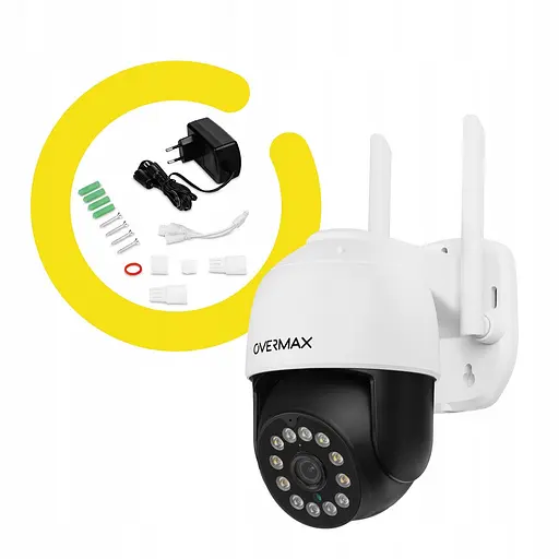 IP-камера Overmax Camspot 4.95 2.5K Wi-Fi 4x ZOOM уличная поворотная - фото 4