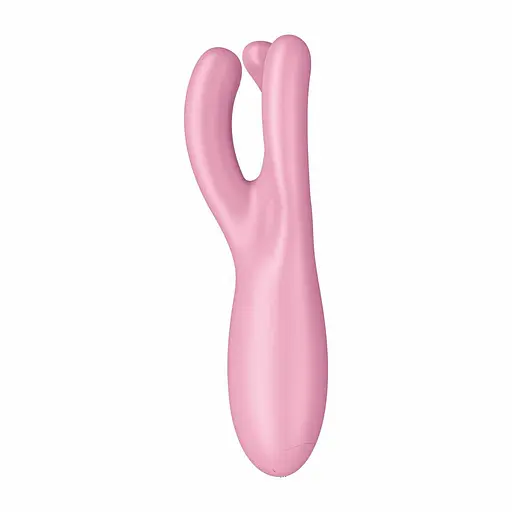 Вібратор для клітора Satisfyer Threesome 4 14 см рожевий - фото 3
