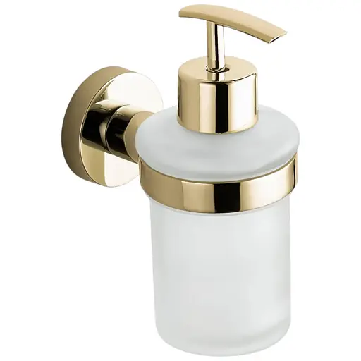 Дозатор для рідкого мила VBI Uranus gold VBI-040406GL, Золотий - фото 1