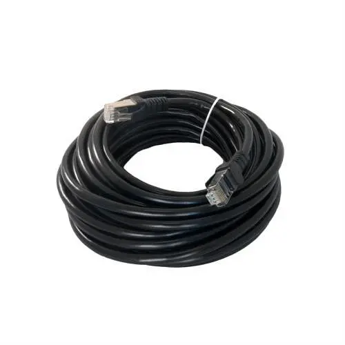 Патч-корд 8 м, FTP, черный, Extradigital, Cat.6a, CCA, PVC (KBP1868)