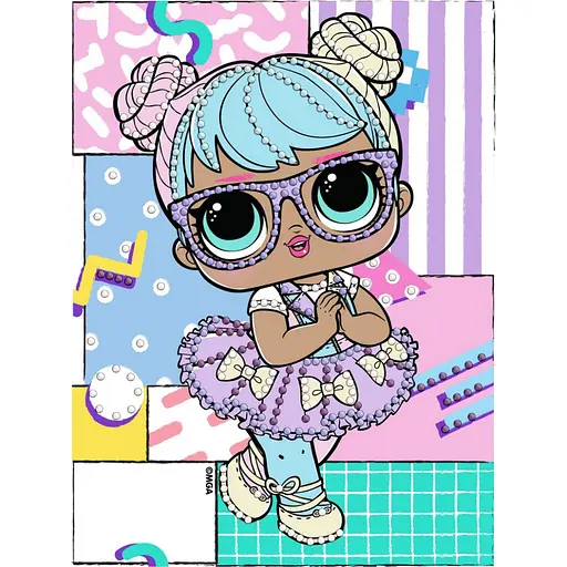 Алмазна мозаїка "L.O.L. Surprise! Bon Bon" Ідейка AML1193, 15x20 см - фото 1