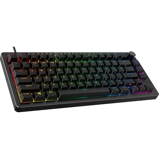 Клавіатура HyperX Alloy Rise 75key, Red, USB-A, EN/UA, RGB, чорний (7G7A4AA) - фото 3