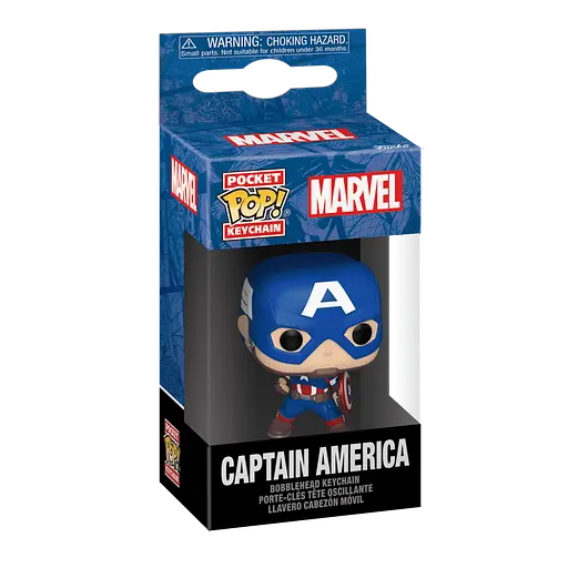 Фігурка брелок Funko Pop Марвел Капітан Америка Marvel Captain America 4 см M CA K1419 - фото 3