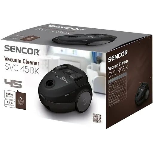 Пылесос Sencor SVC 45BK-EUE3 - фото 18
