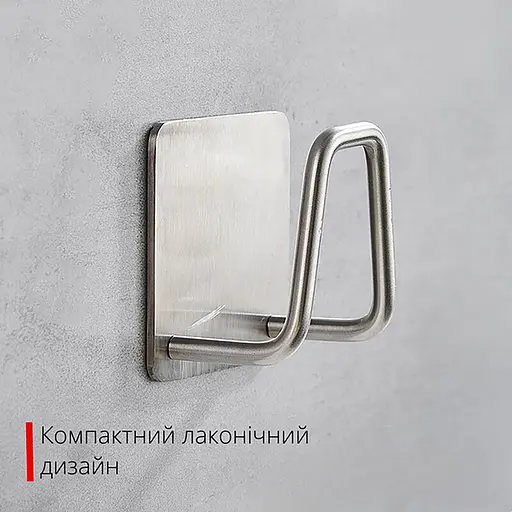 Тримач підставка для губки в раковину на кухню або рушника у ванну з нержавіючої сталі, Yu Xin Сріблястий 86584 - фото 2