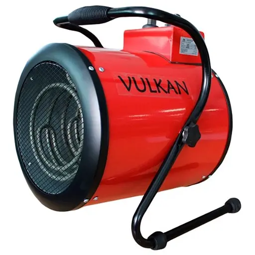 Електрична теплова гармата Vulkan 3,0 кВт, площа обігріву 35 кв.м., червоний, підлоговий, SL-TSE-30G - фото 1