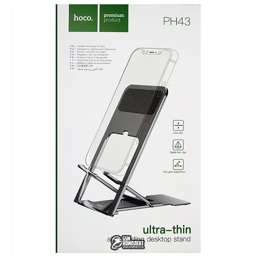 Підставка для телефона Hoco PH43 настільний тримач металева - фото 4