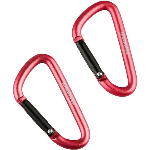 Брелок-карабін Munkees 3205 D 5х50 мм пара Red (1012-3205-RD)