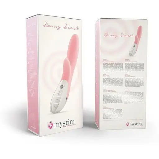 Вибратор-кролик Mystim Danny Divido Candy Rose - фото 12