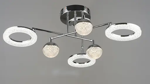 Люстра світлодіодна акрилова Sirius B YH1183/3+3 CH