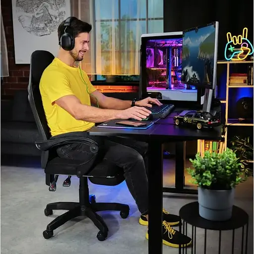 Геймерское кресло Di Volio Sporte черный - фото 2