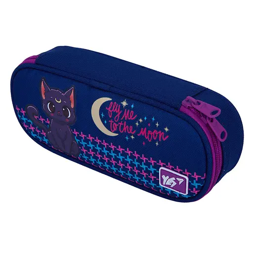 Школьный пенал мягкий Yes PH-30 Cat with the Moon - фото 4