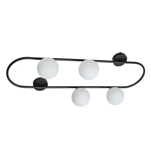 Світильник Brille настінно-стельовий накладний BL-876C/4 G9 BK