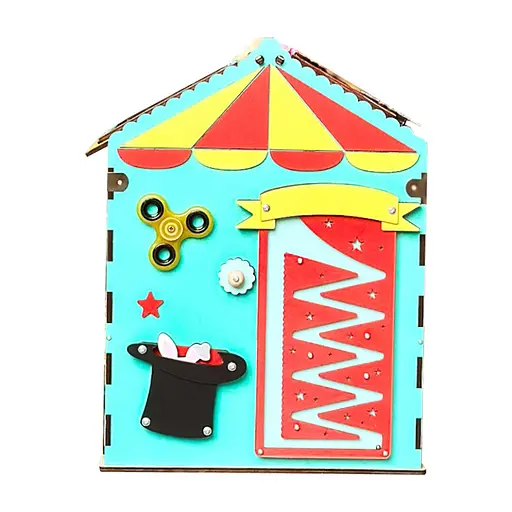 Развивающая игрушка Бизикуб "Цирк" Temple Group TG413535001, 41 х 35 см - фото 4