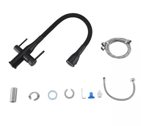 Змішувач для кухні Gappo з виходом для питної води, з гнучким виливом G4399-66 - фото 5