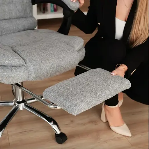 Офисное кресло Di Volio Baldo серый - фото 8