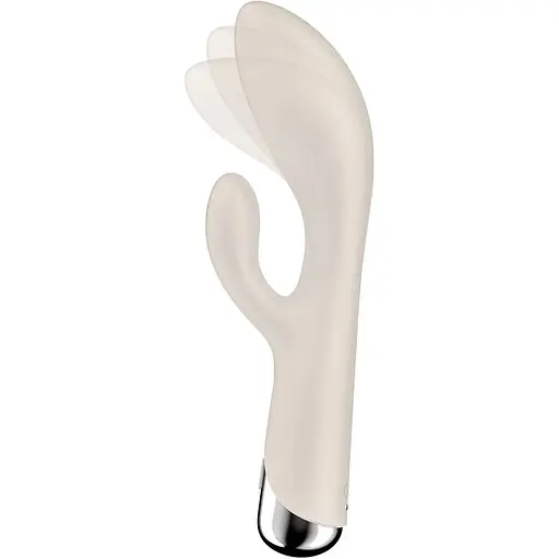 Вібратор-кролик Satisfyer Spinning Rabbit 1 Beige - фото 2
