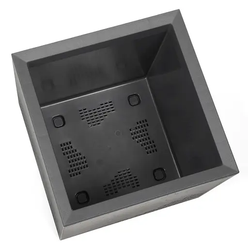 Вазон Lamela Karo 40х40х40 см серый бетон (9709359) - фото 2