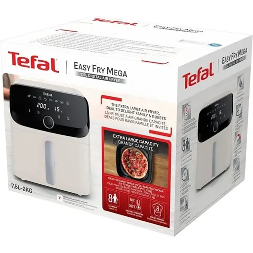 Мультипіч Tefal Easy Fry Mega 1700 Вт бежева (EY855AE0) - фото 3