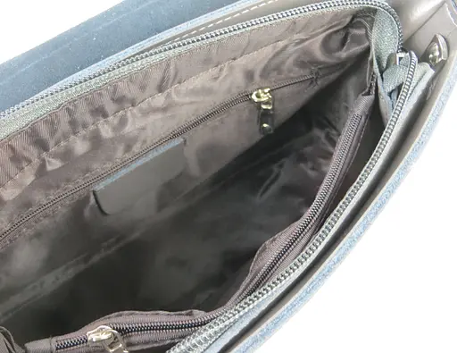 Небольшая женская кожаная сумка на плечо Serena 24.5х21х11.5 см sum0025064 - фото 7