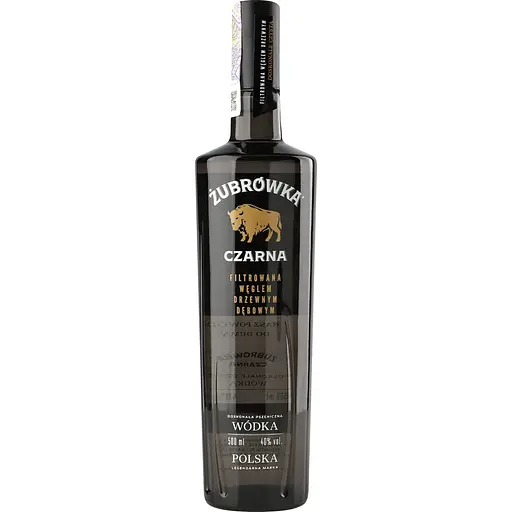 Алкогольный напиток Zubrowka Czarna 40% 0.5 л (782838) - фото 1