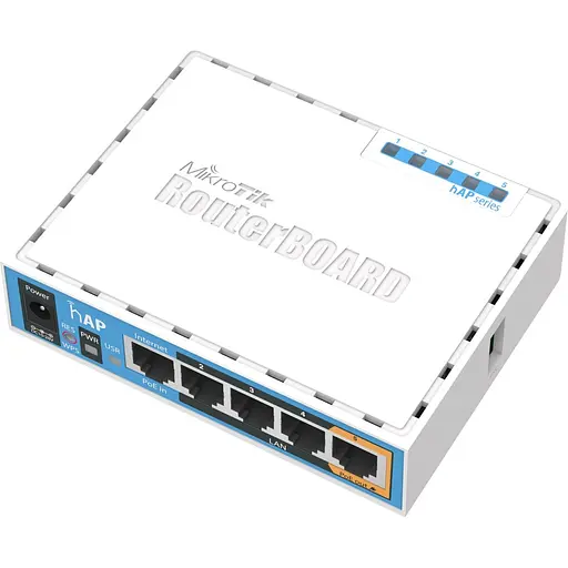 Бездротовий маршрутизатор (роутер) MikroTik hAP (RB951Ui-2ND) [128307] - фото 4