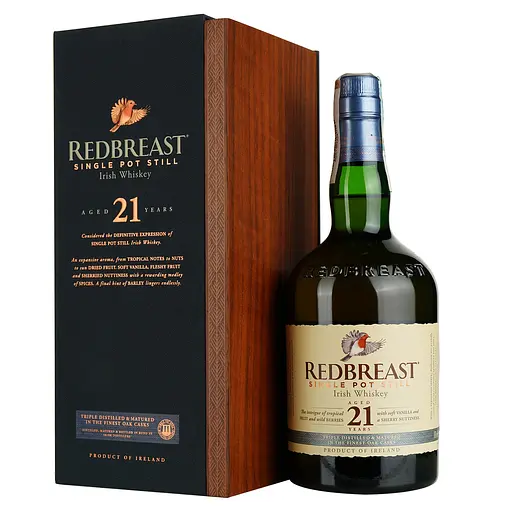Віскі Redbreast Pott Still Single Malt 21 Year Old 46% 0.7 л