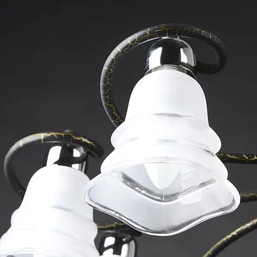 Люстра стельова Brille E14 40W BK (LK-285C/8) - фото 2