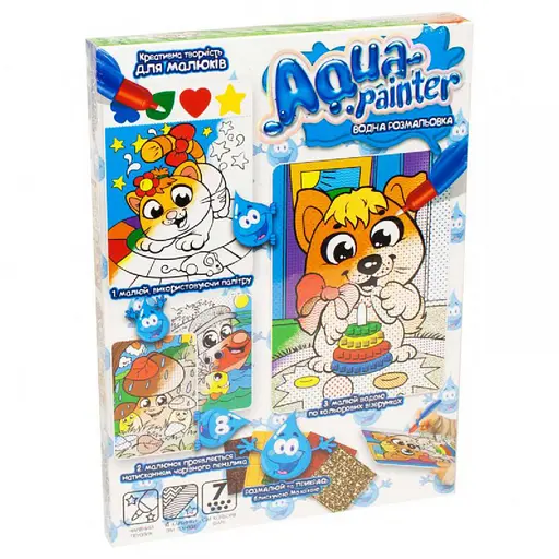 Набір креативної творчості Aqua Painter, російською, Danko Toys