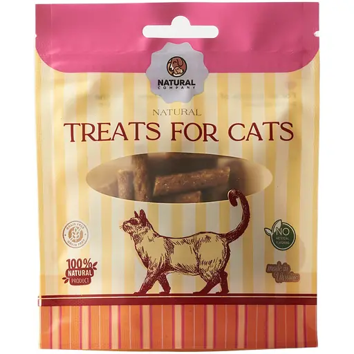Лакомство для кошек Natural снеки с селедкой и морковью 35 г