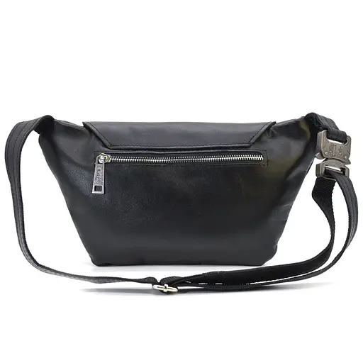 Кожаная мужская сумка на пояс TARWA 14х29х5 см sum0026002 - фото 10