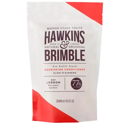 Кондиціонер для волосся Hawkins & Brimble Nourishing Conditioner Eco-Refillable відновлювальний zip-пакет  300 мл - фото 1