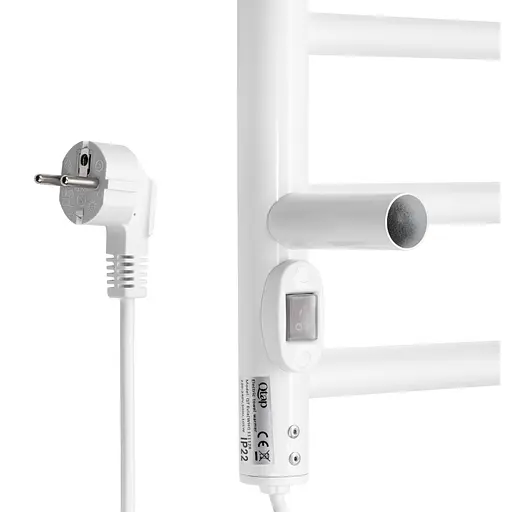 Електрична рушникосушка Qtap Evia (WHI) 11112R, Білий - фото 4