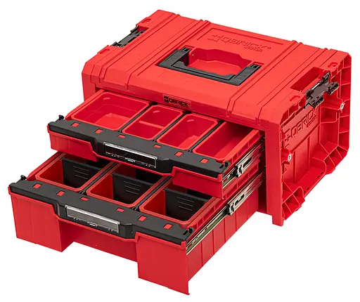 Ящик для инструмента Qbrick System PRO Drawer 2 Toolbox 2.0 Expert RED (5901238257486) - фото 2