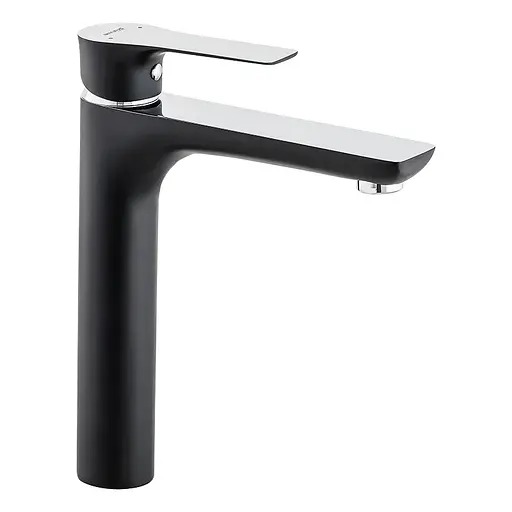 Змішувач для умивальника Mixxus Premium Eva 001 High MI5950 Чорний матовий - фото 1