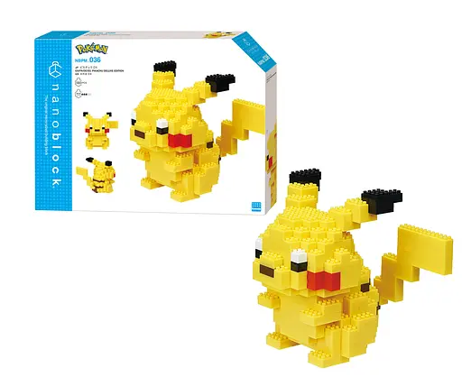 Конструктор Nanoblock Пикачу Делюкс 560 элементов (124158) - фото 4