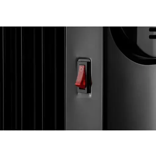 Масляный радиатор Ardesto 2.0 кВт площадь обогрева 20 кв.м черный напольный 9 секций (OFH-E09X2) - фото 3