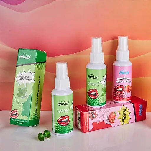 Спрей для глибокого мінету PinkNight 50 мл - М'ята (реально працює) - фото 3