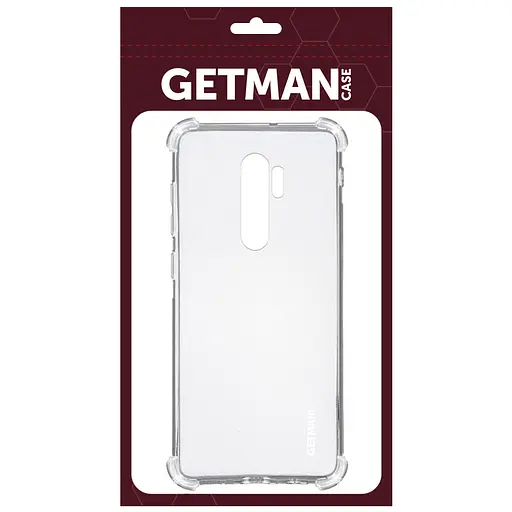 TPU чохол GETMAN Ease logo посилені кути для Xiaomi Redmi Note 8Pro Безбарвний (прозорий) - фото 2