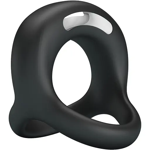Кільце ерекційне Pretty Love Elliott 6.4 см чорний - фото 1