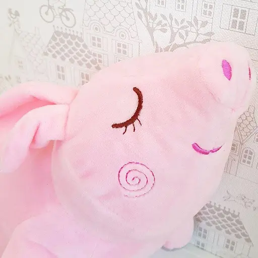 М'яка іграшка Свинка соня 43см - фото 2