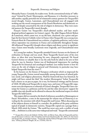 Tocqueville, Democracy, and Religion. Checks and Balances for Democratic Souls - фото 5