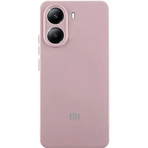Чохол Silicone Cover Lakshmi Full Camera (AA) with logo для Xiaomi Poco X7 Pro Рожевий / Pink Sand